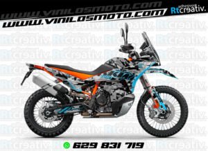 ADHESIVOS Y PEGATINAS DE VINILO KTM ADVENTURE Rt023-02