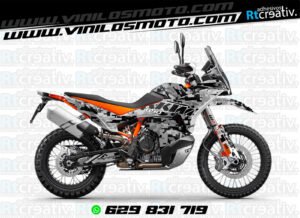 ADHESIVOS Y PEGATINAS DE VINILO KTM ADVENTURE Rt023-04
