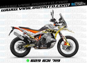 ADHESIVOS Y PEGATINAS DE VINILO KTM ADVENTURE Rt023-08