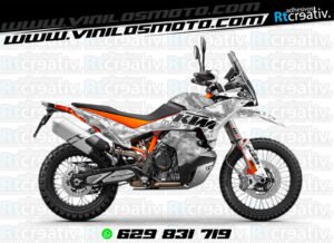 ADHESIVOS Y PEGATINAS DE VINILO KTM ADVENTURE Rt023-09