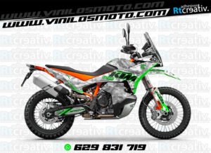 ADHESIVOS Y PEGATINAS DE VINILO KTM ADVENTURE Rt023-10