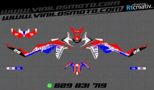 ADHESIVOS Y PEGATINAS DE VINILO HONDA ÁFRICA TWIN Rt004-01