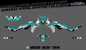 ADHESIVOS Y PEGATINAS DE VINILO HONDA ÁFRICA TWIN Rt004-08