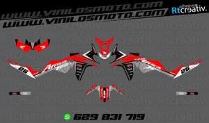 ADHESIVOS Y PEGATINAS DE VINILO HONDA ÁFRICA TWIN Rt004-15