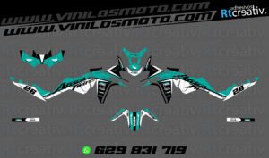 ADHESIVOS Y PEGATINAS DE VINILO HONDA ÁFRICA TWIN Rt004-18