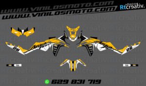 ADHESIVOS Y PEGATINAS DE VINILO HONDA ÁFRICA TWIN Rt004-19