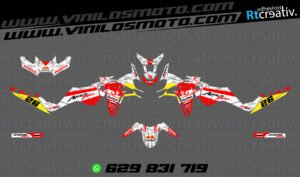 ADHESIVOS Y PEGATINAS DE VINILO HONDA ÁFRICA TWIN Rt005-01