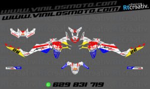 ADHESIVOS Y PEGATINAS DE VINILO HONDA ÁFRICA TWIN Rt005-02