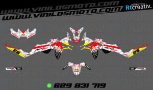 ADHESIVOS Y PEGATINAS DE VINILO HONDA ÁFRICA TWIN Rt005-03