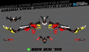 ADHESIVOS Y PEGATINAS DE VINILO HONDA ÁFRICA TWIN Rt005-07
