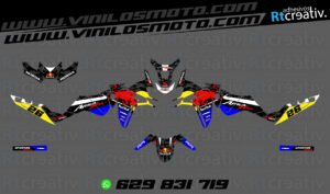 ADHESIVOS Y PEGATINAS DE VINILO HONDA ÁFRICA TWIN Rt005-08