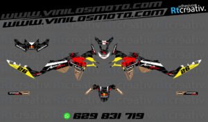 ADHESIVOS Y PEGATINAS DE VINILO HONDA ÁFRICA TWIN Rt005-09
