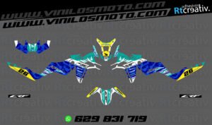 ADHESIVOS Y PEGATINAS DE VINILO HONDA ÁFRICA TWIN Rt006-03