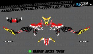 ADHESIVOS Y PEGATINAS DE VINILO HONDA ÁFRICA TWIN Rt006-12