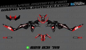 ADHESIVOS Y PEGATINAS DE VINILO HONDA ÁFRICA TWIN Rt007-01