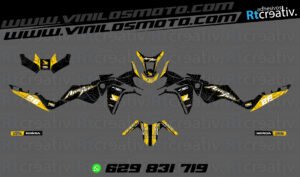 ADHESIVOS Y PEGATINAS DE VINILO HONDA ÁFRICA TWIN Rt007-03