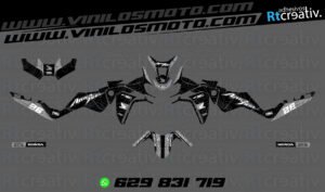 ADHESIVOS Y PEGATINAS DE VINILO HONDA ÁFRICA TWIN Rt007-05