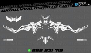 ADHESIVOS Y PEGATINAS DE VINILO HONDA ÁFRICA TWIN Rt007-11