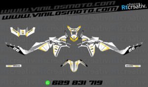 ADHESIVOS Y PEGATINAS DE VINILO HONDA ÁFRICA TWIN Rt008-14