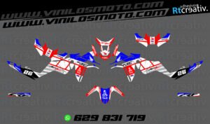 ADHESIVOS Y PEGATINAS DE VINILO HONDA ÁFRICA TWIN Rt009-01