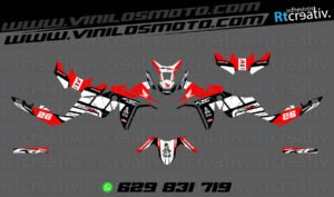 ADHESIVOS Y PEGATINAS DE VINILO HONDA ÁFRICA TWIN Rt009-06