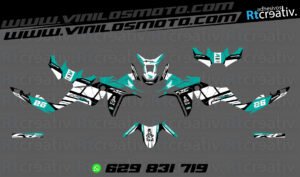 ADHESIVOS Y PEGATINAS DE VINILO HONDA ÁFRICA TWIN Rt009-09