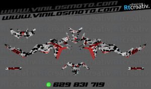 ADHESIVOS Y PEGATINAS DE VINILO HONDA ÁFRICA TWIN Rt010-02