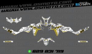 ADHESIVOS Y PEGATINAS DE VINILO HONDA ÁFRICA TWIN Rt010-10