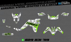 175€ - Aprilia Tuareg | Diseño Rt008 10 ADHESIVOS Y PEGATINAS DE VINILO APRILIA TUAREG Rt008-10