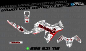 ADHESIVOS Y PEGATINAS DE VINILO HONDA TRANSALP 750 Rt007-07