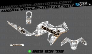 ADHESIVOS Y PEGATINAS DE VINILO HONDA TRANSALP 750 Rt007-09