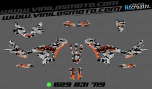 ADHESIVOS Y PEGATINAS DE VINILO KTM ADVENTURE Rt023-01