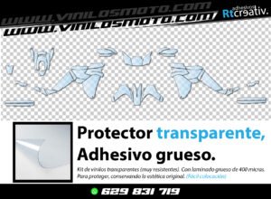 KIT DE VINILO PROTECTOR TRANSPARENTE PARA APRILIA TUAREG