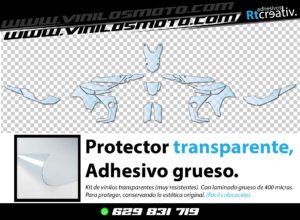 KIT DE VINILO PROTECTOR TRANSPARENTE PARA BMW GS