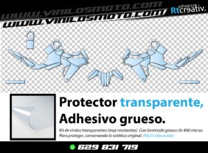 KIT DE VINILO PROTECTOR TRANSPARENTE PARA HONDA TRANSALP