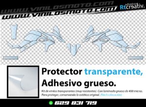 KIT DE VINILO PROTECTOR TRANSPARENTE PARA SUZUKI V-STOM