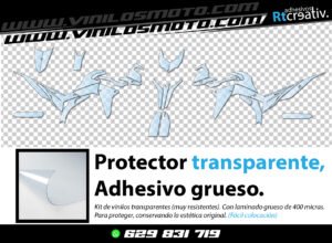 KIT DE VINILO PROTECTOR TRANSPARENTE PARA VOGE 300 RALLY