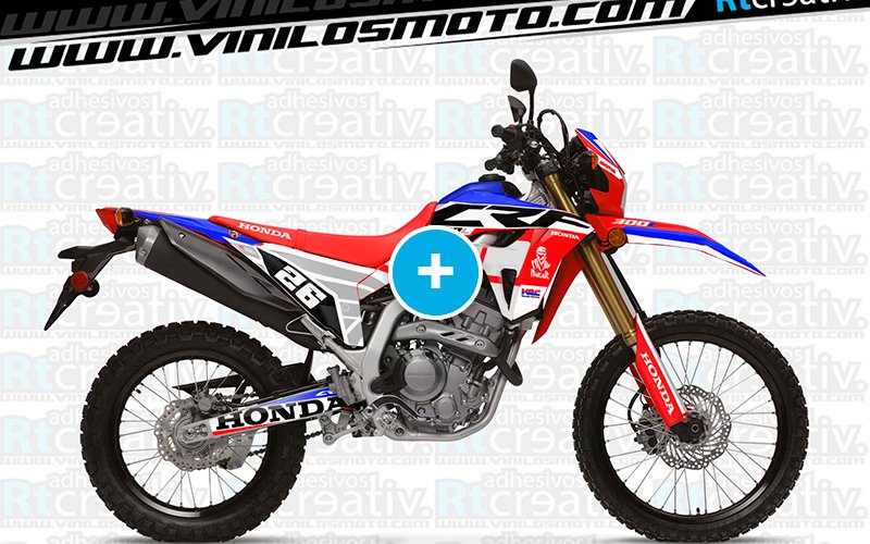 ADHESIVOS Y PEGATINAS DE VINILO HONDA ENDURO Y CROSS Rt009