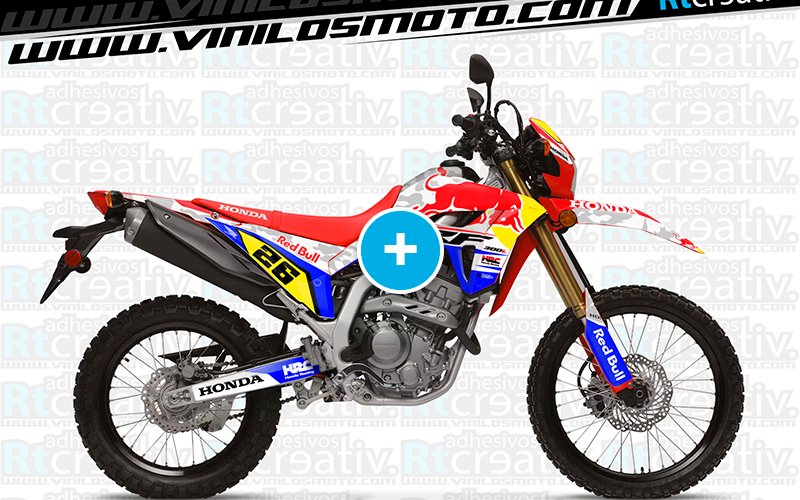 ADHESIVOS Y PEGATINAS DE VINILO HONDA ENDURO Y CROSS Rt011