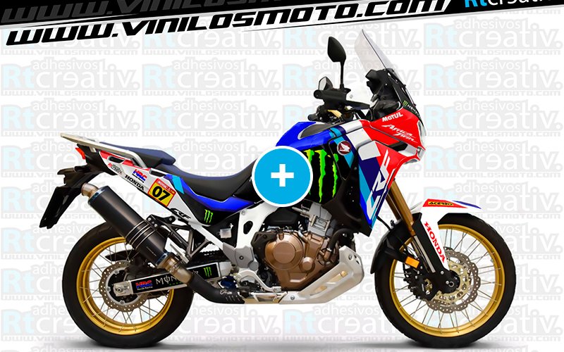 ADHESIVOS Y PEGATINAS DE VINILO HONDA ÁFRICA TWIN Rt011