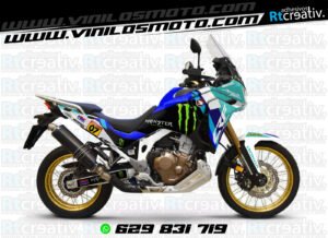 175€ - África Twin | Diseño Rt011 6 ADHESIVOS Y PEGATINAS DE VINILO HONDA ÁFRICA TWIN Rt011-04