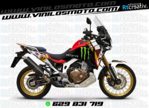 175€ - África Twin | Diseño Rt011 12 ADHESIVOS Y PEGATINAS DE VINILO HONDA ÁFRICA TWIN Rt011-07