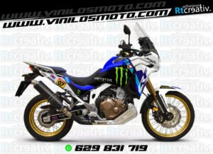 175€ - África Twin | Diseño Rt011 14 ADHESIVOS Y PEGATINAS DE VINILO HONDA ÁFRICA TWIN Rt011-08