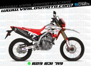 ADHESIVOS Y PEGATINAS DE VINILO HONDA ENDURO Y CROSS Rt007-08
