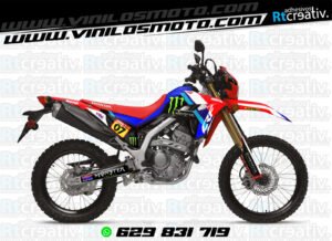 ADHESIVOS Y PEGATINAS DE VINILO HONDA ENDURO Y CROSS Rt008-01