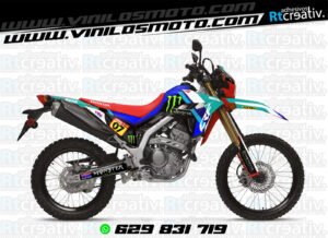 ADHESIVOS Y PEGATINAS DE VINILO HONDA ENDURO Y CROSS Rt008-05