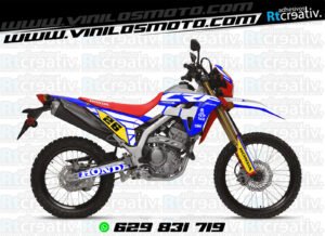ADHESIVOS Y PEGATINAS DE VINILO HONDA ENDURO Y CROSS Rt009-10