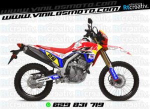 ADHESIVOS Y PEGATINAS DE VINILO HONDA ENDURO Y CROSS Rt011-02