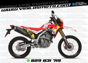 ADHESIVOS Y PEGATINAS DE VINILO HONDA ENDURO Y CROSS Rt011-03