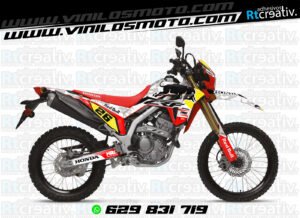 ADHESIVOS Y PEGATINAS DE VINILO HONDA ENDURO Y CROSS Rt011-05